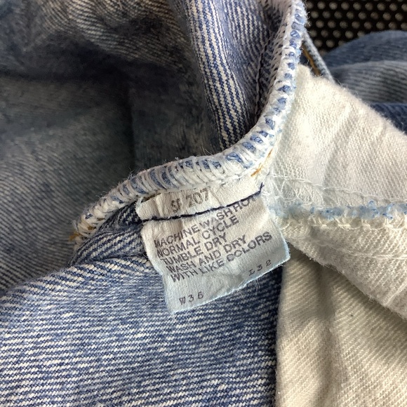 Vintage Levi’s Strauss Jeans 532 Orange Tab Size 36x32 Blue Made In USA 1983 - Picture 15 of 16